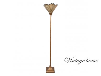 Stojací lampa Tiffany Bronze - 37*37*183 cm E27 / Max 60W