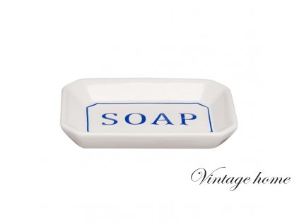 6ce0801 soap dish 1382 cm white blue ceramic rectangle soap holder soap dish