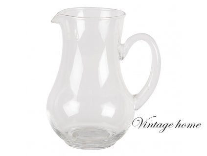 6gl3398 decorative pitcher 1000 ml transparent glass