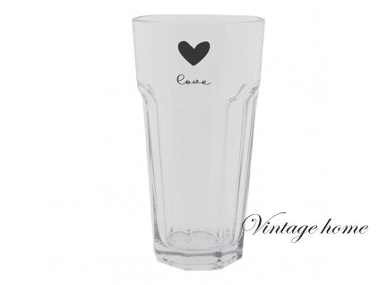 6gl3713 water glass 320 ml transparent glass heart (3)