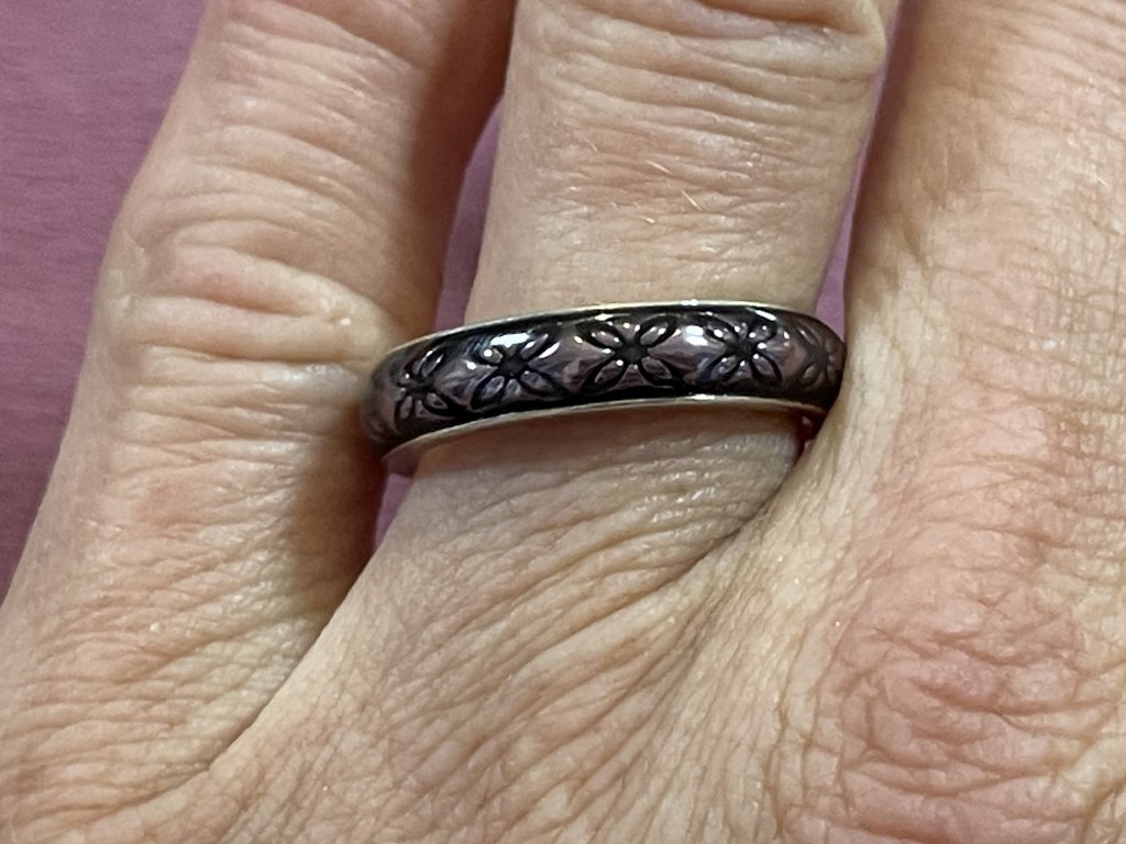 Prsten stříbro 925/1000 100% originál Pandora s fialovým smaltem