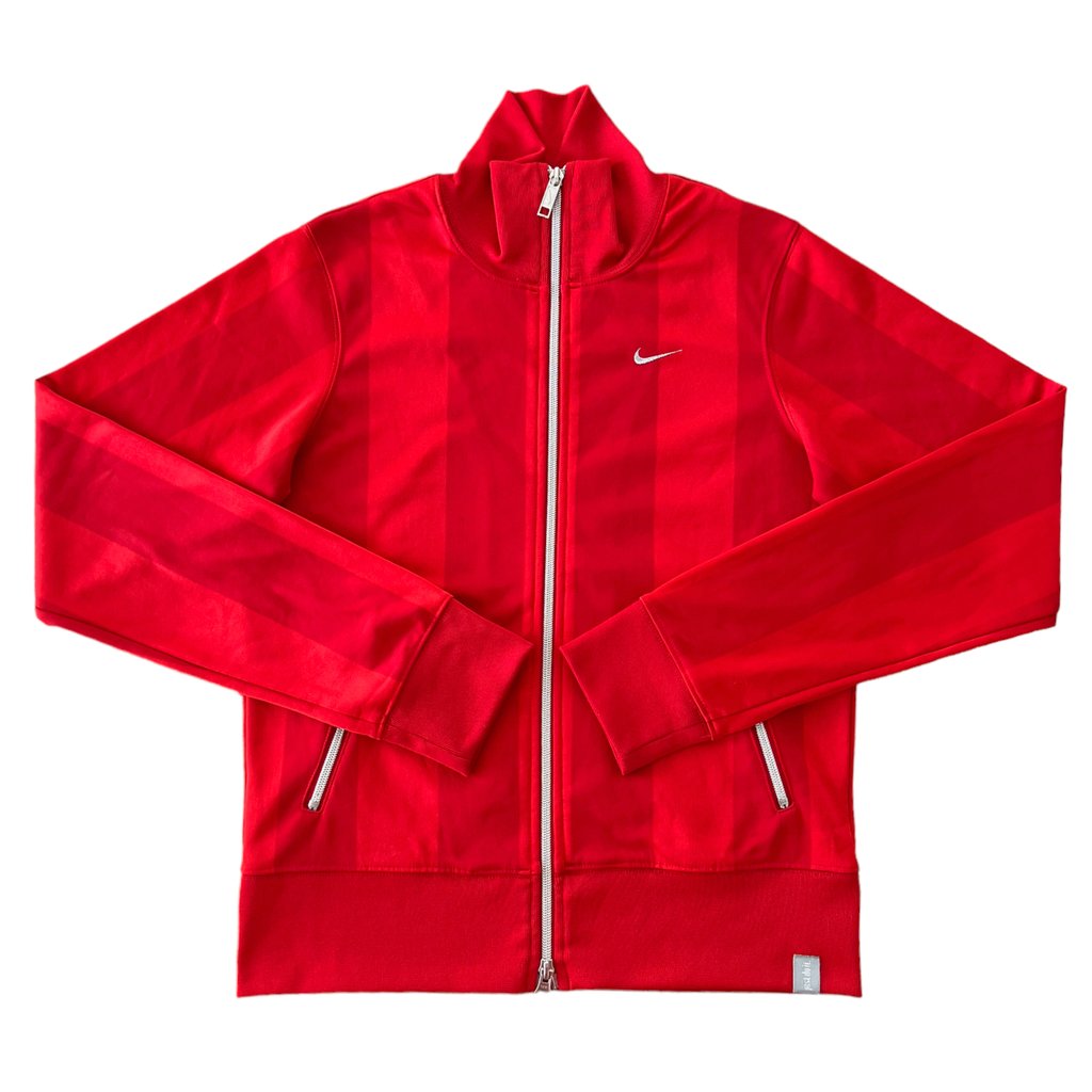 nike zipper mikina červená