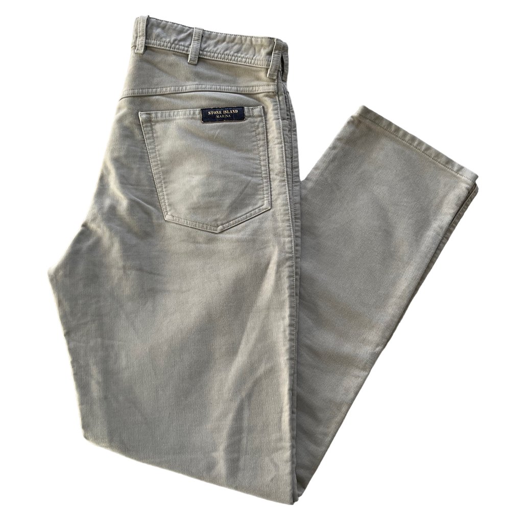 B343 stone island vintage béžové kalhoty 8