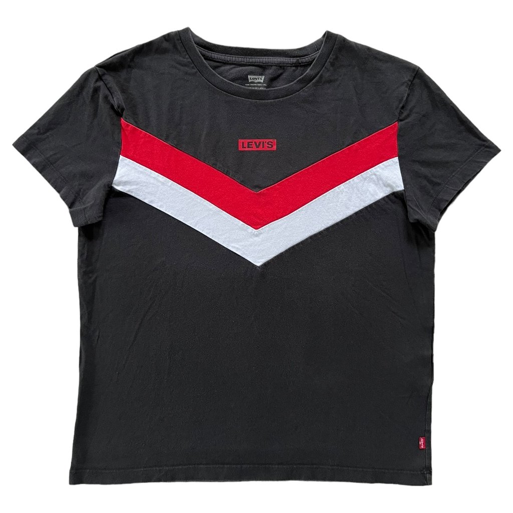 levi's vintage triko černé červené bílé