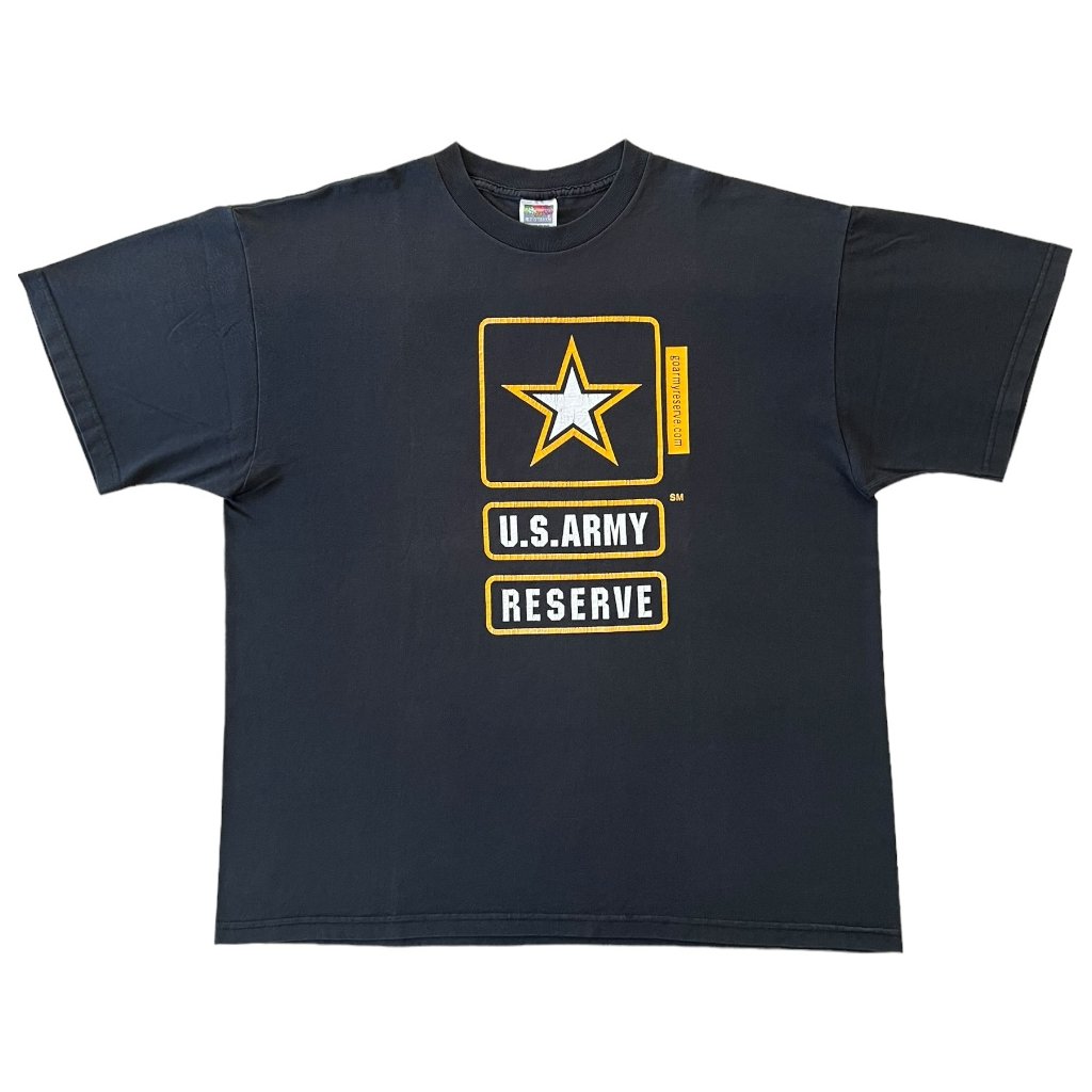 fruit of the loom best vintage triko černé us army reserve