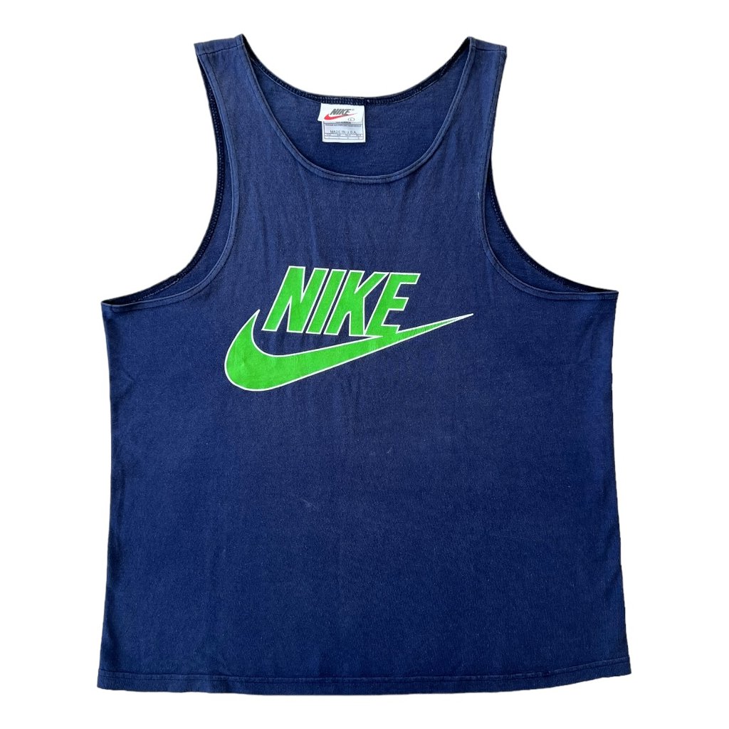 nike vintage tílko tmavě modré