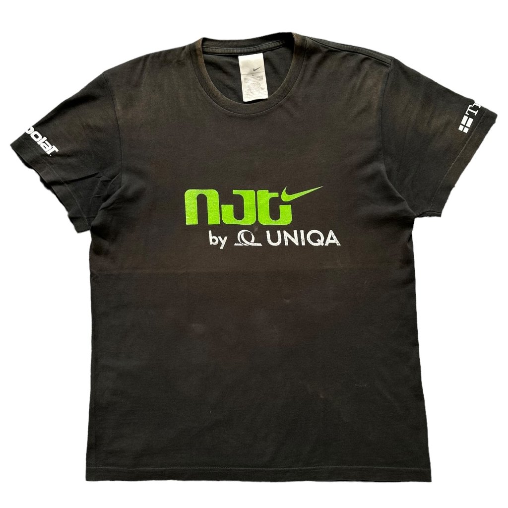 nike njt babolat vintage tenis tshirt