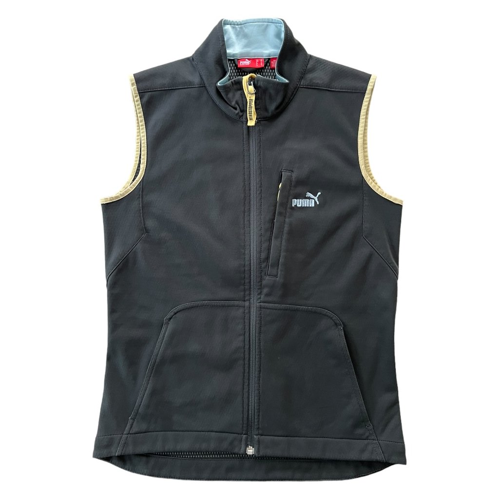 puma vintage dámská softshell vesta šedá zipper 3
