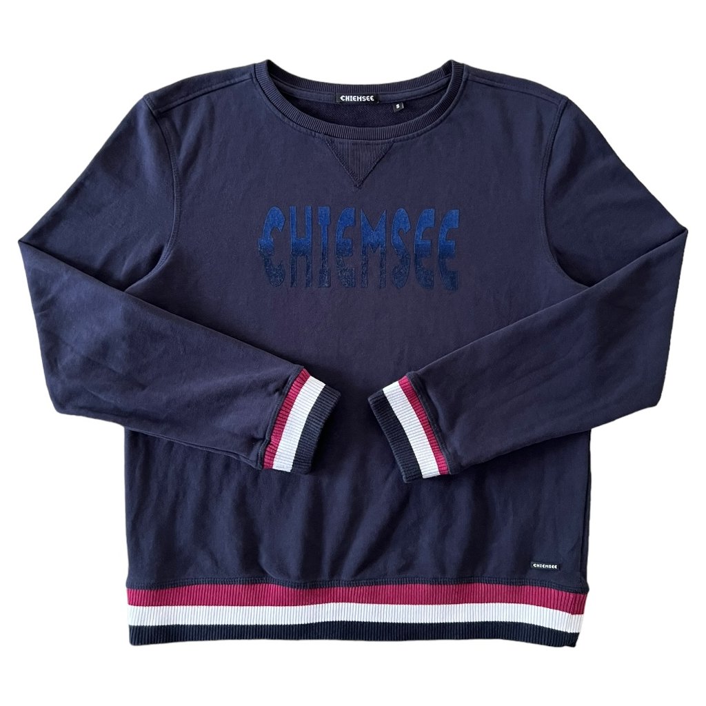 chiemsee vintage crewneck mikina tmavě modrá 1