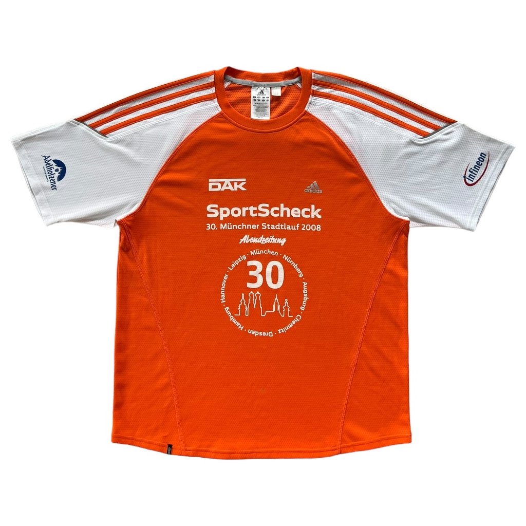 adidas vintage dresové triko oranžové 1