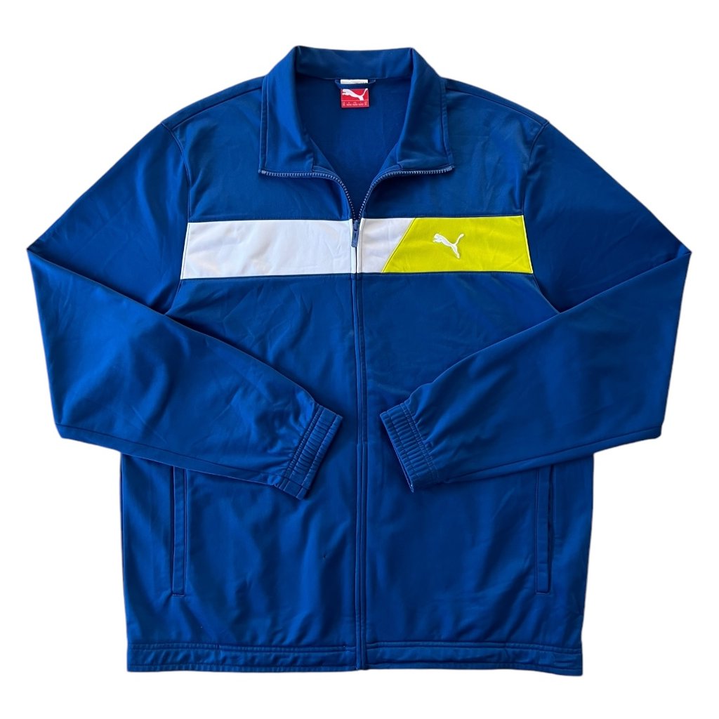 slazenger vintage zipper mikina modrá 1