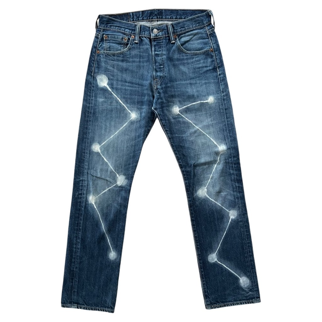 B562 levi's 501 džíny modré 1