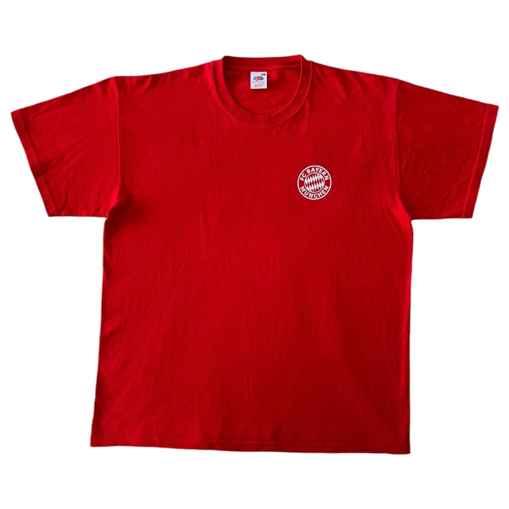 fruit of the loom print triko červené fc bayern munchen 1