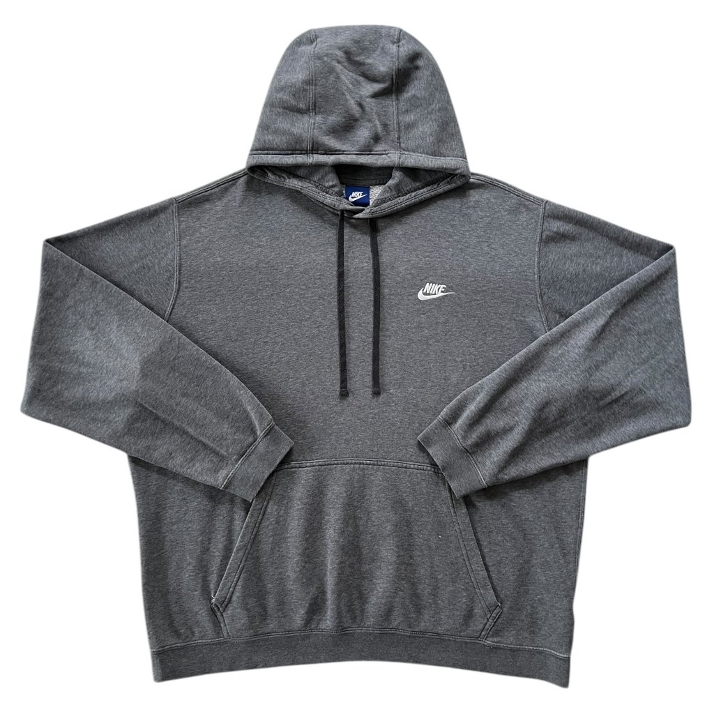 nike vintage hoodie mikina tmavě šedá 1
