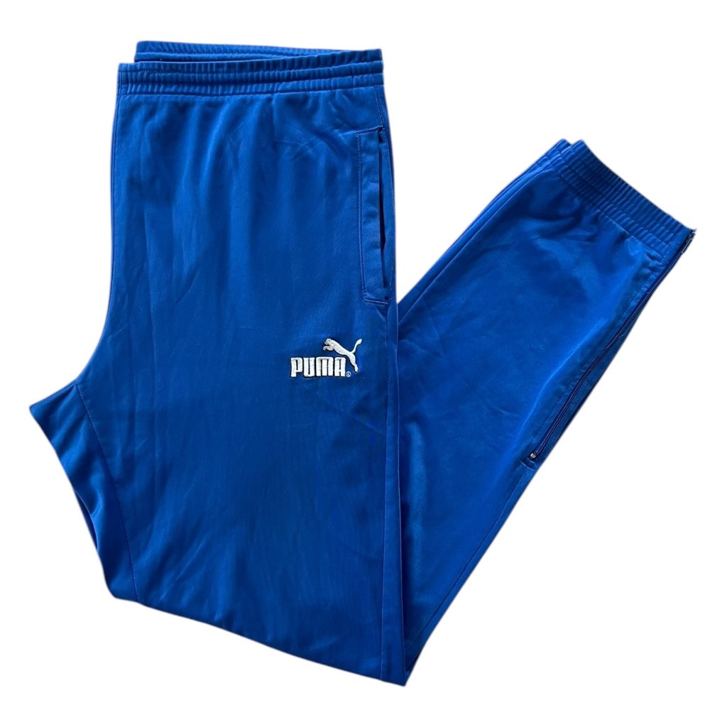 B602 puma trackpants šusťáky modré 6