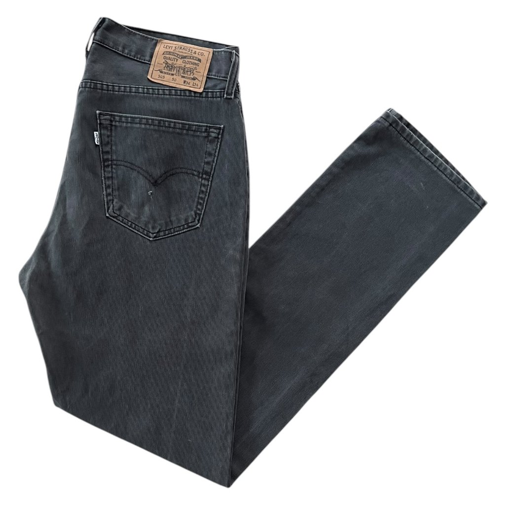 B642 levi's manšestrové kalhoty šedé 7
