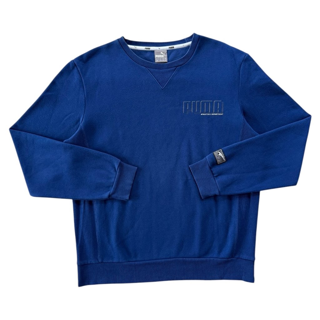 puma crewneck mikina tmavě modrá 1