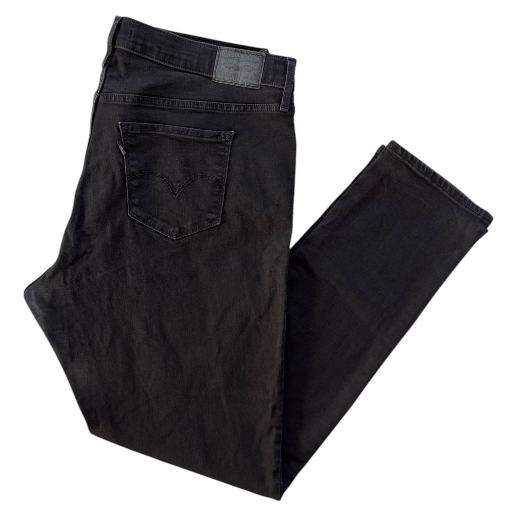 B662 levi's kalhoty černé 7