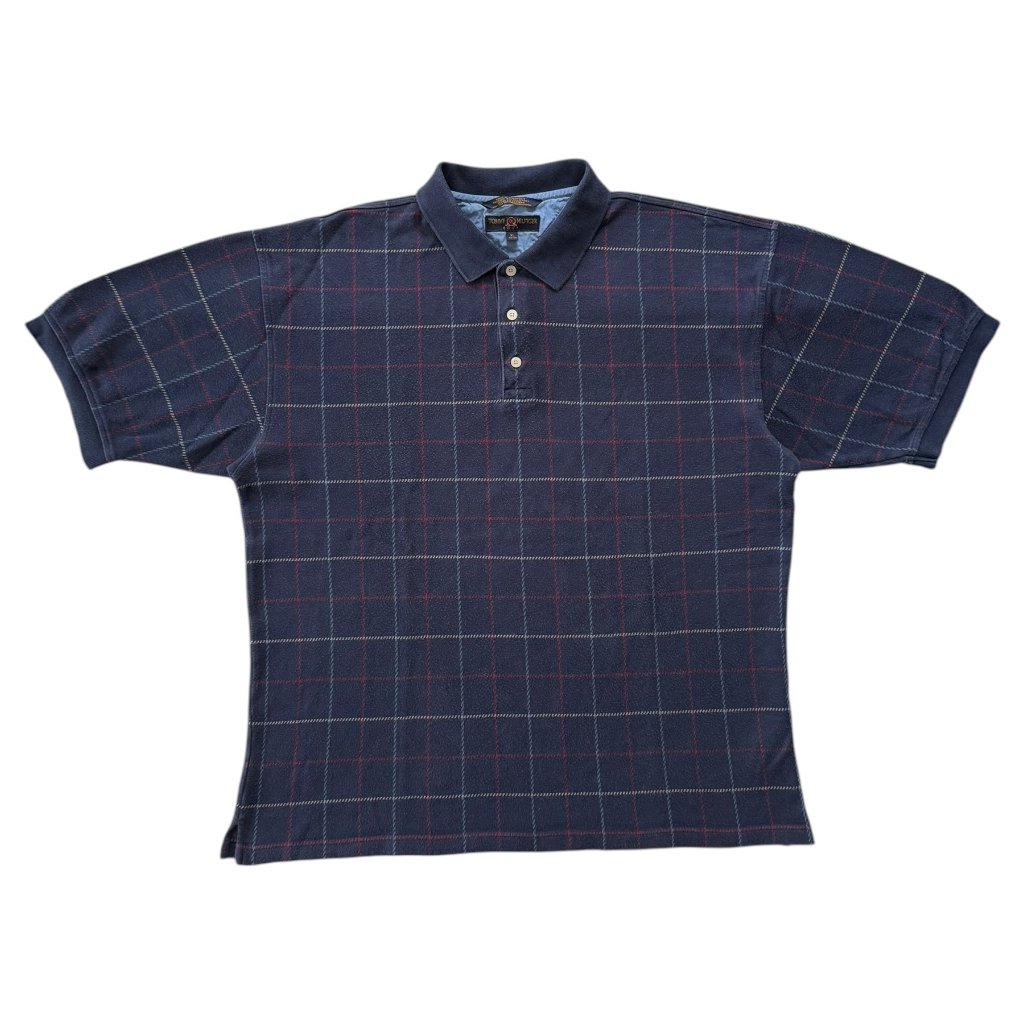 tommy hilfiger vintage polo triko tmavě modré 1