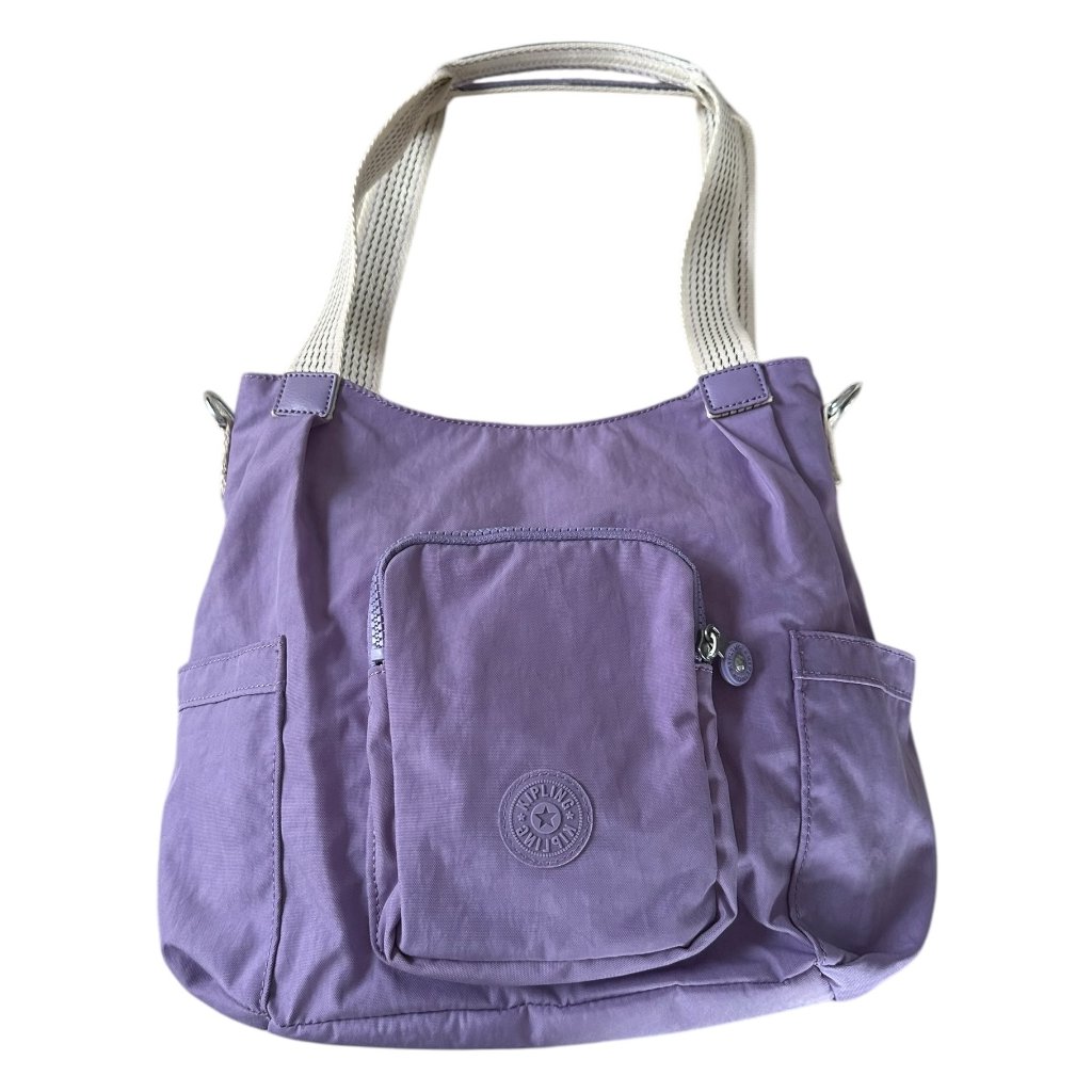 kipling live light handbag lila kabelka do ruky 1