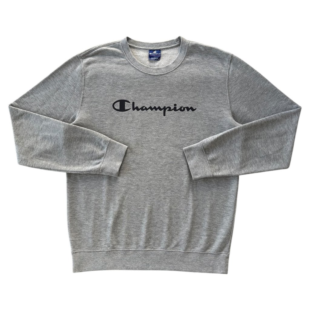 champion crewneck mikina šedá 1