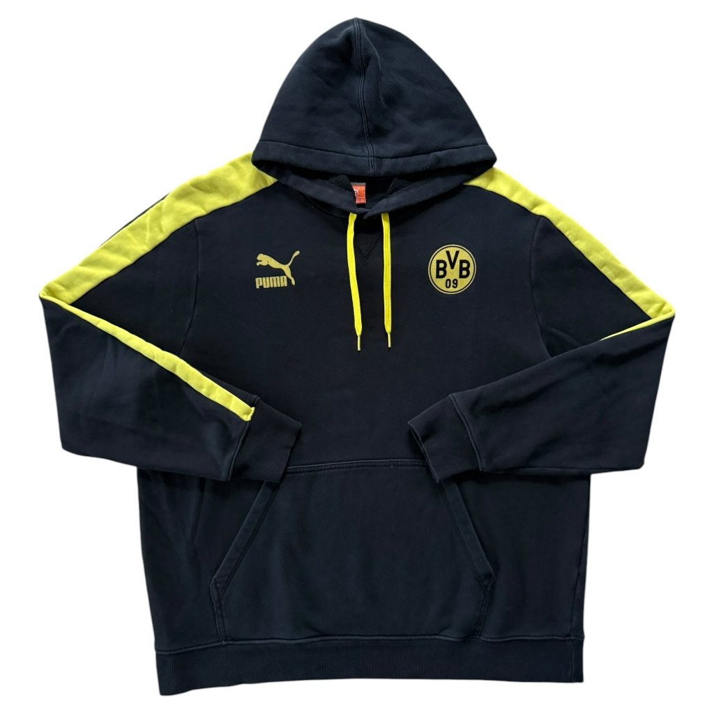 puma hoodie mikina bvb černá žlutá 1