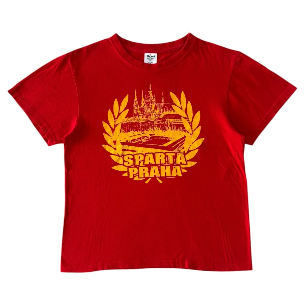 keya vintage triko sparta praha červené 1