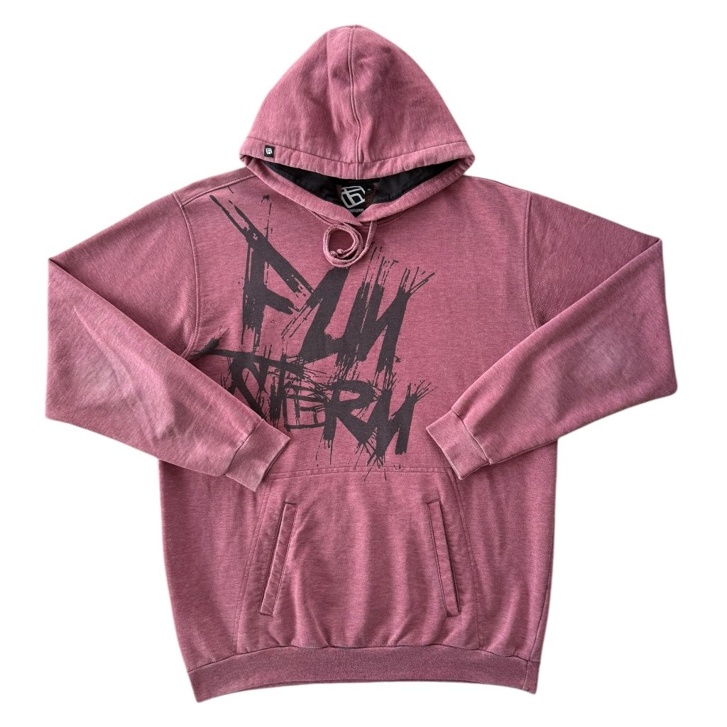 funstorm hoodie mikina opraná vínová 1
