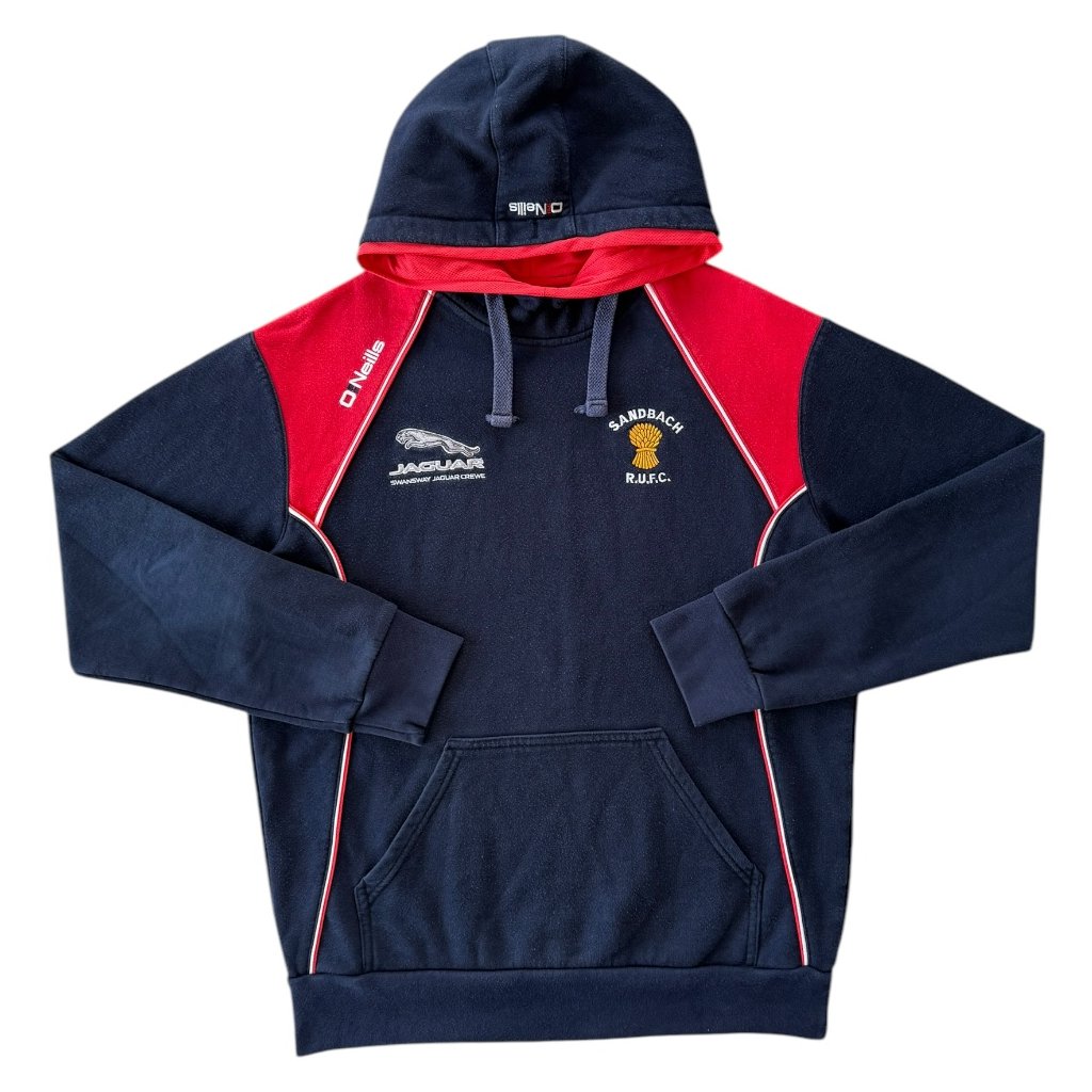 o'neills vintage hoodie mikina jaguar sandbeach rufc modrá červená 1