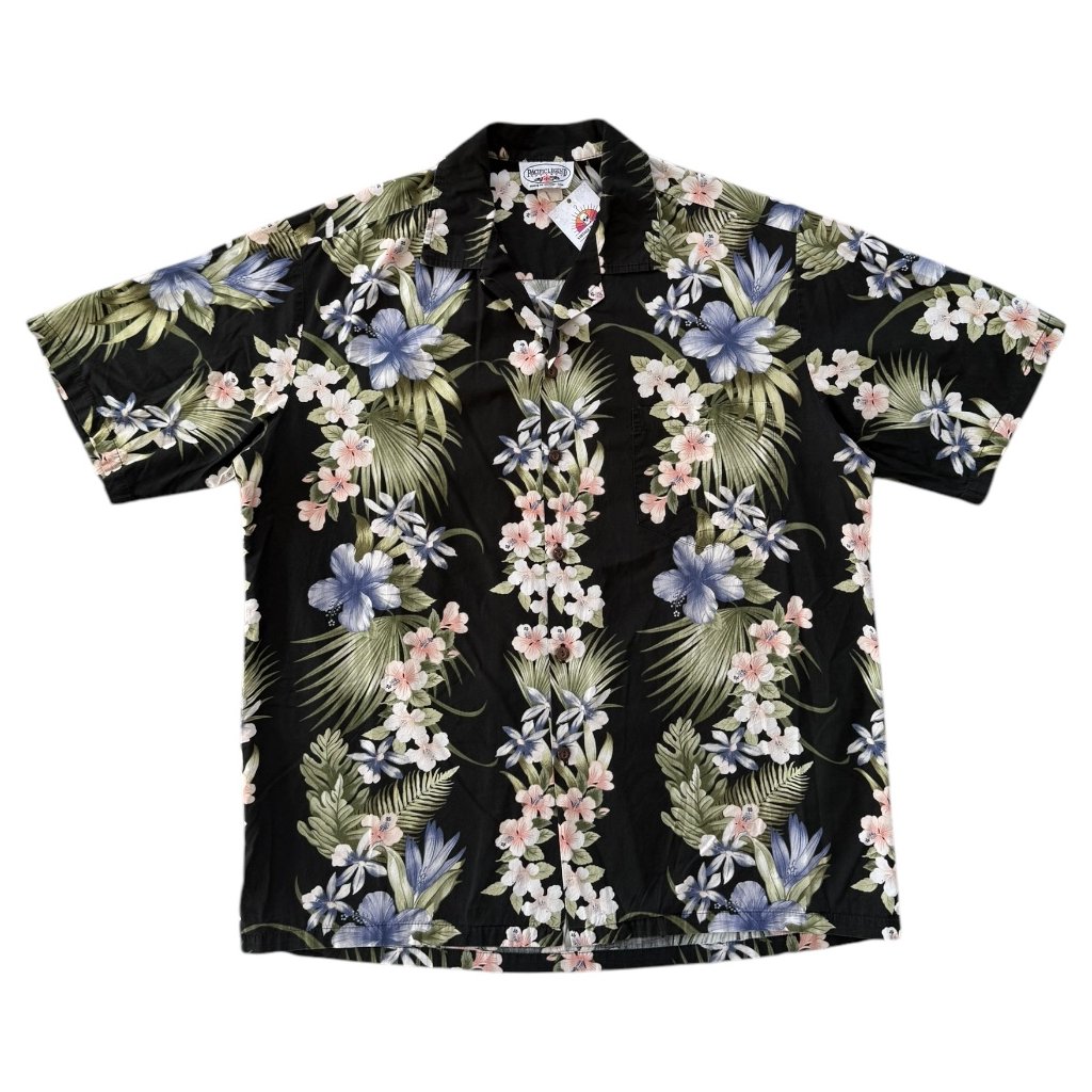 vintage hawaii košile černá 1