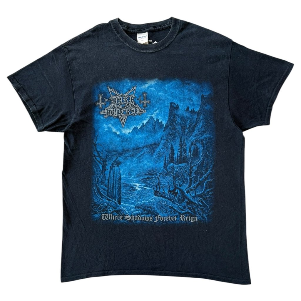 gildan vintage triko dark funeral černé modré 1