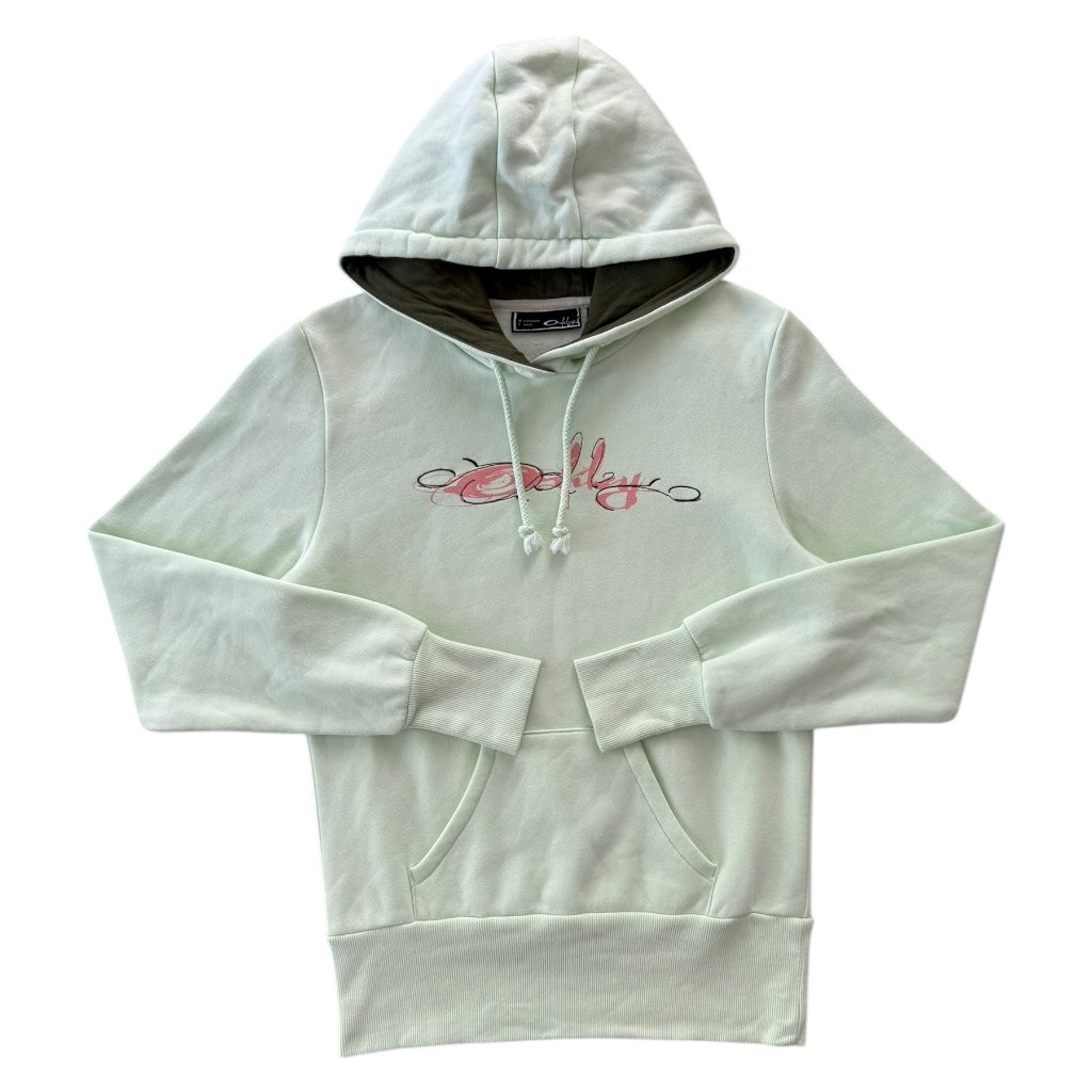 oakley hoodie mikina bledě zelená 1