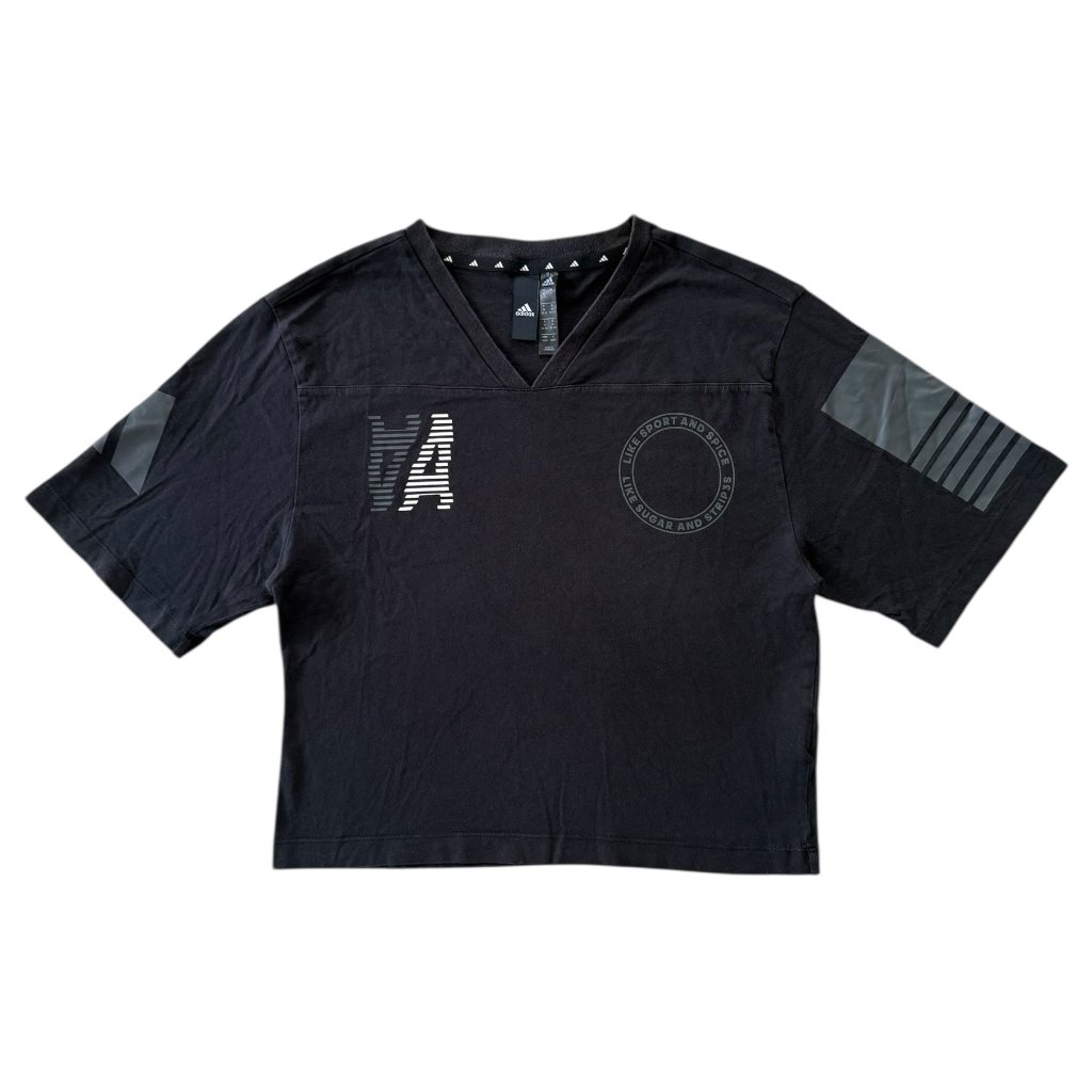 adidas vneck triko dámské černé 1