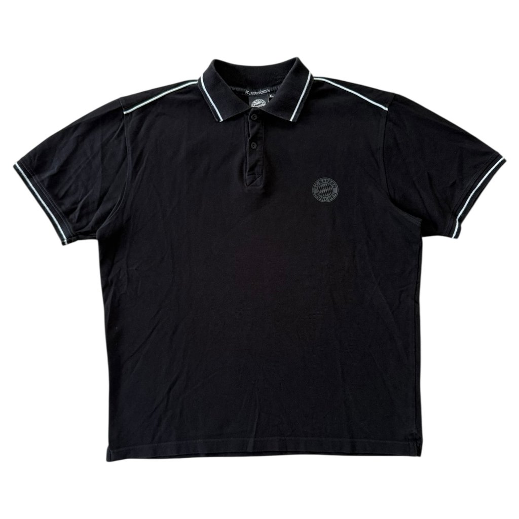 fc bayern munchen polo triko černé 1
