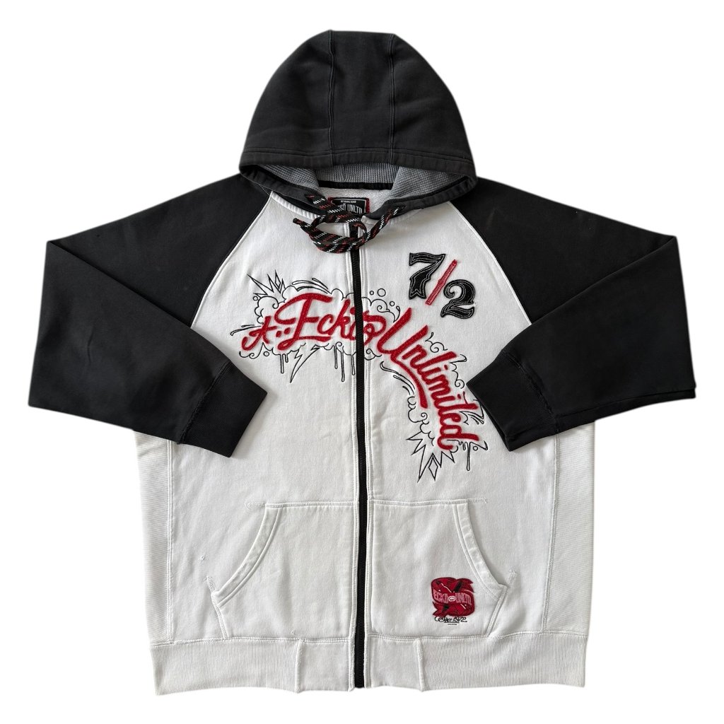 ecko unltd vintage zipper hoodie mikina 1