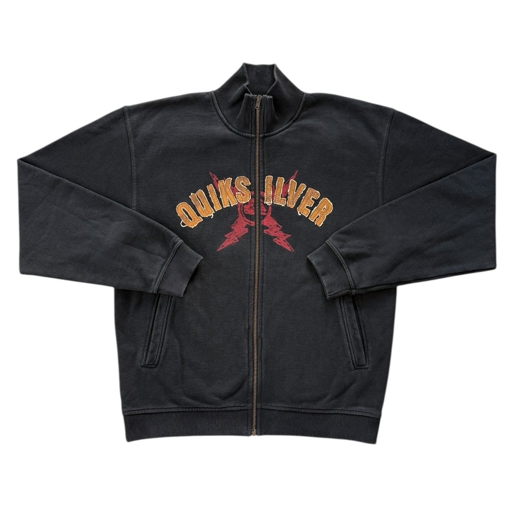 quiksilver vintage zipper hoodie mikina 1
