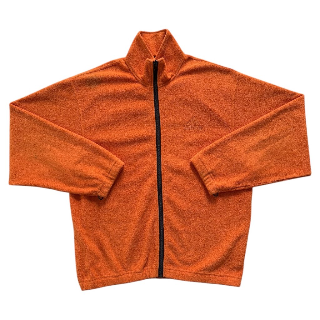 adidas vintage fleece mikina oranžová 8