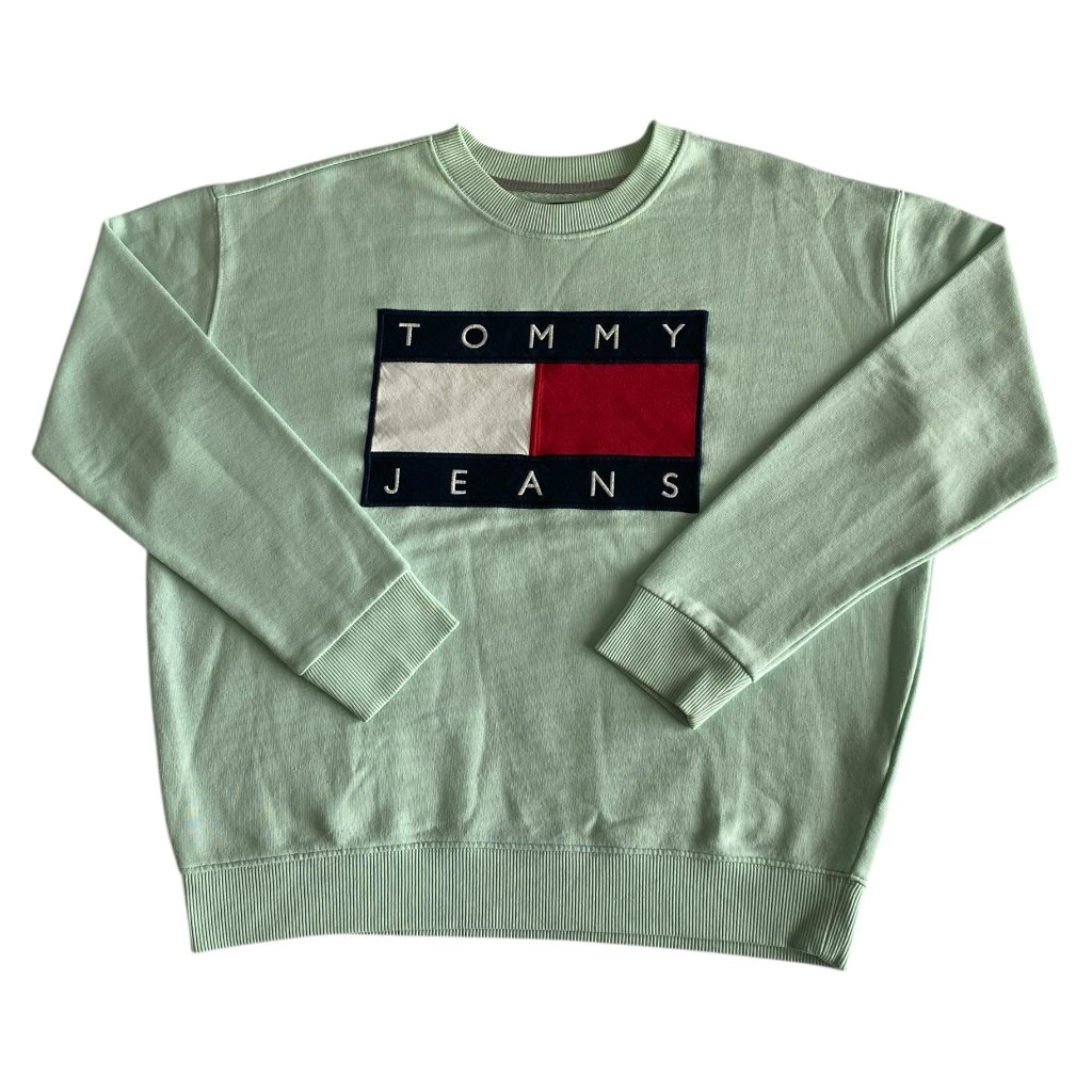 tommy hilfiger mint vintage crewneck mikina 1