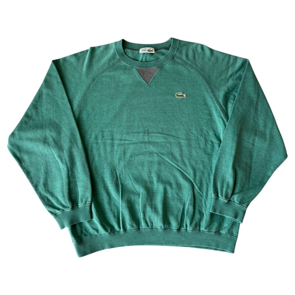 lacoste chemise crewneck mikina vintage 1