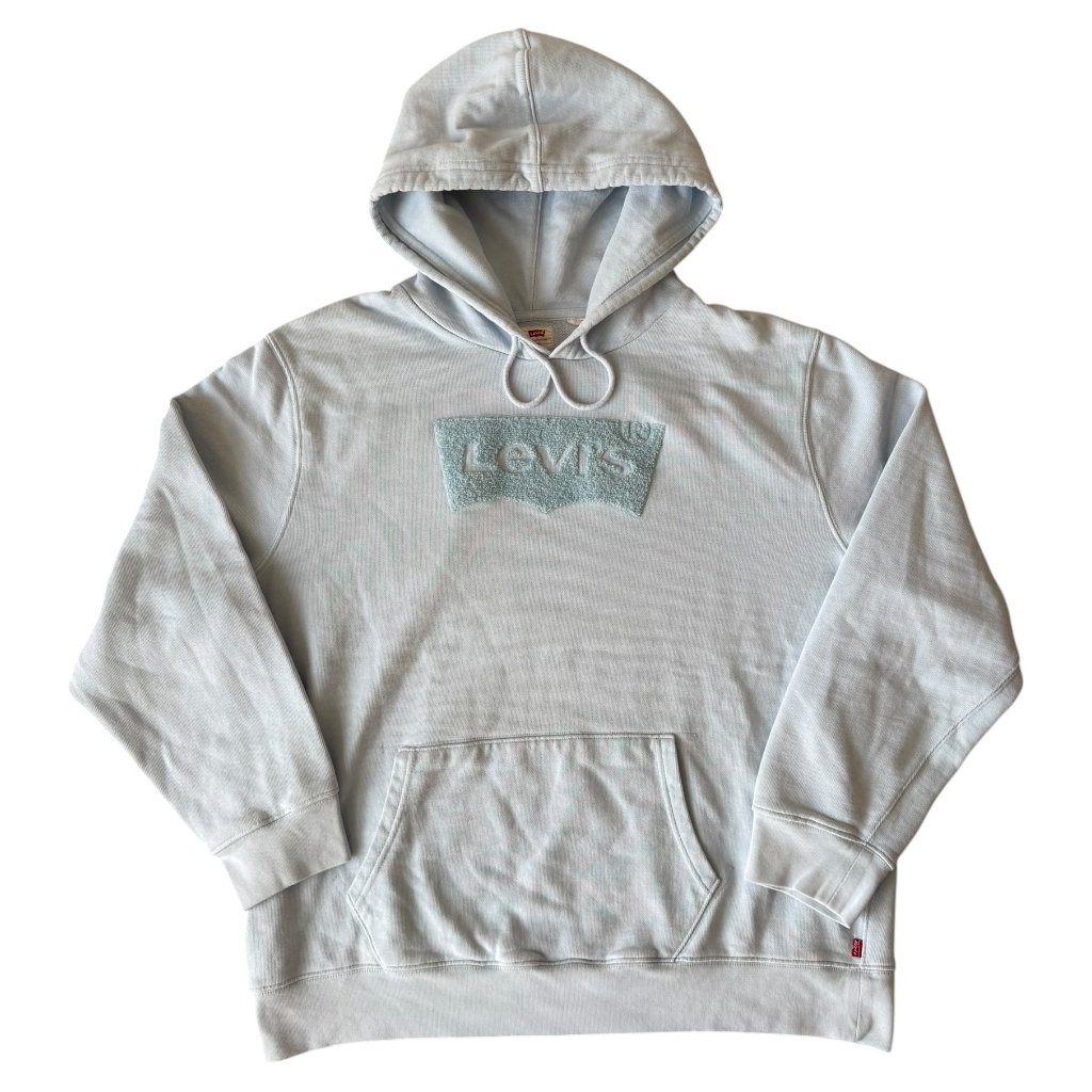 levis baby blue hoodie sweatshirt 1