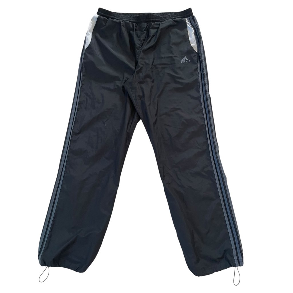 adidas y2K trackpants black red 1