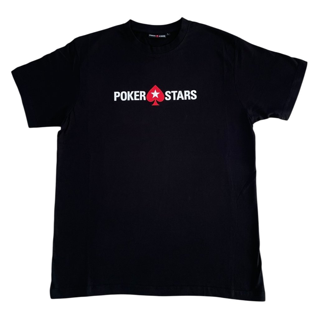poker stars vintage triko černé 4