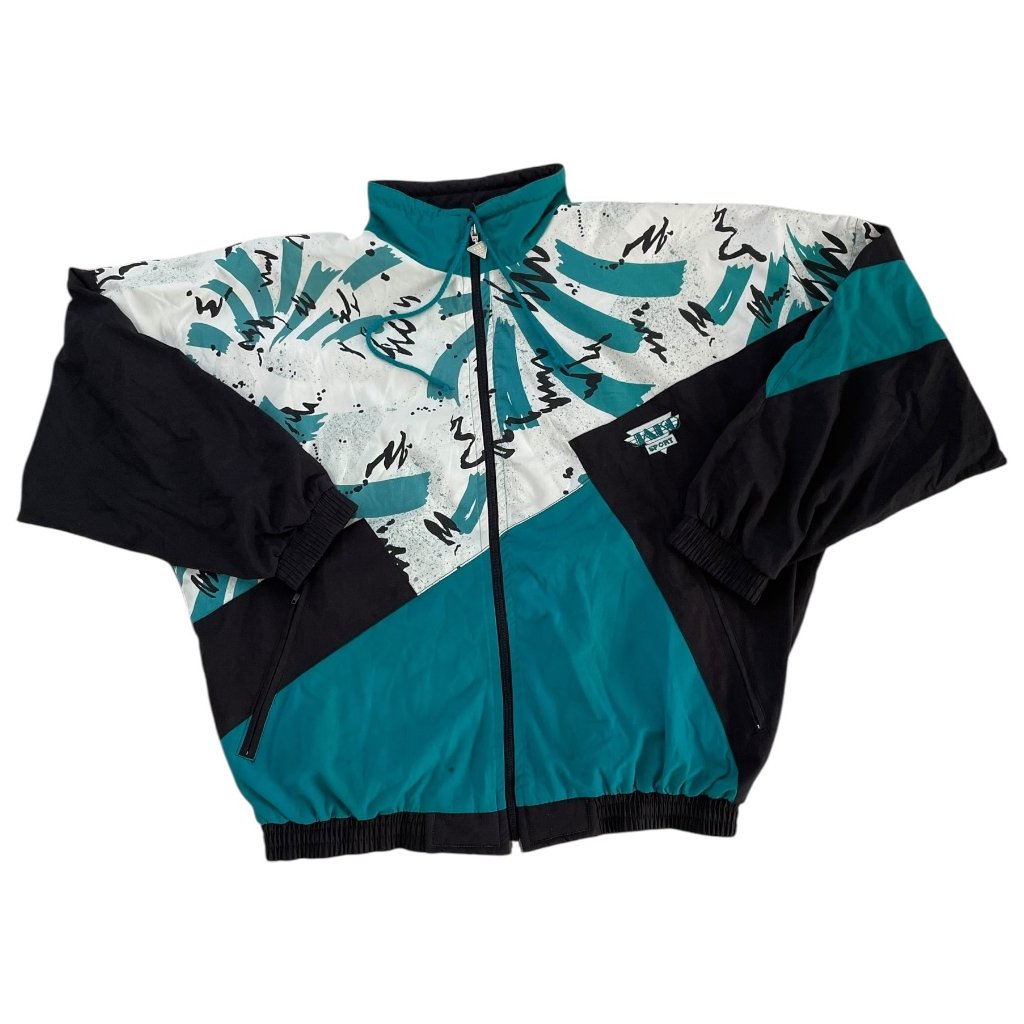 jako sport vintage windbreaker bunda zelená 7