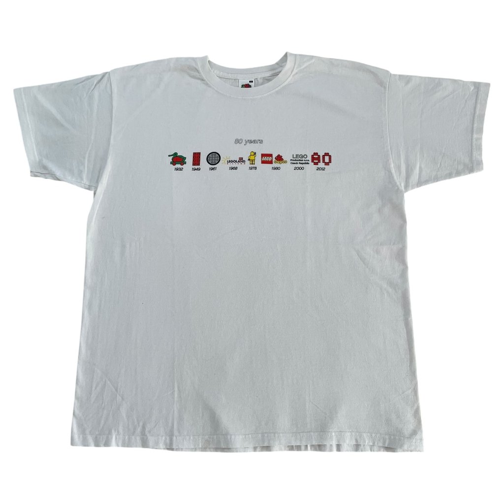 fruit of the loom lego 80 let vintage triko 1