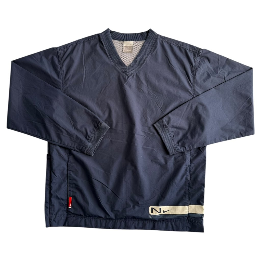 nike vintage vneck windbreaker bunda 1