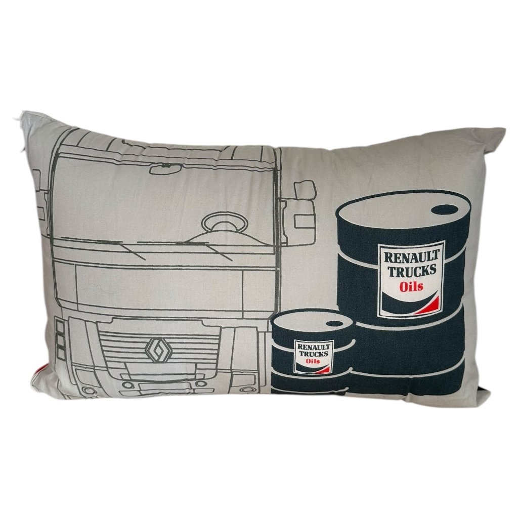 renault trucks oils pillow vintage 2