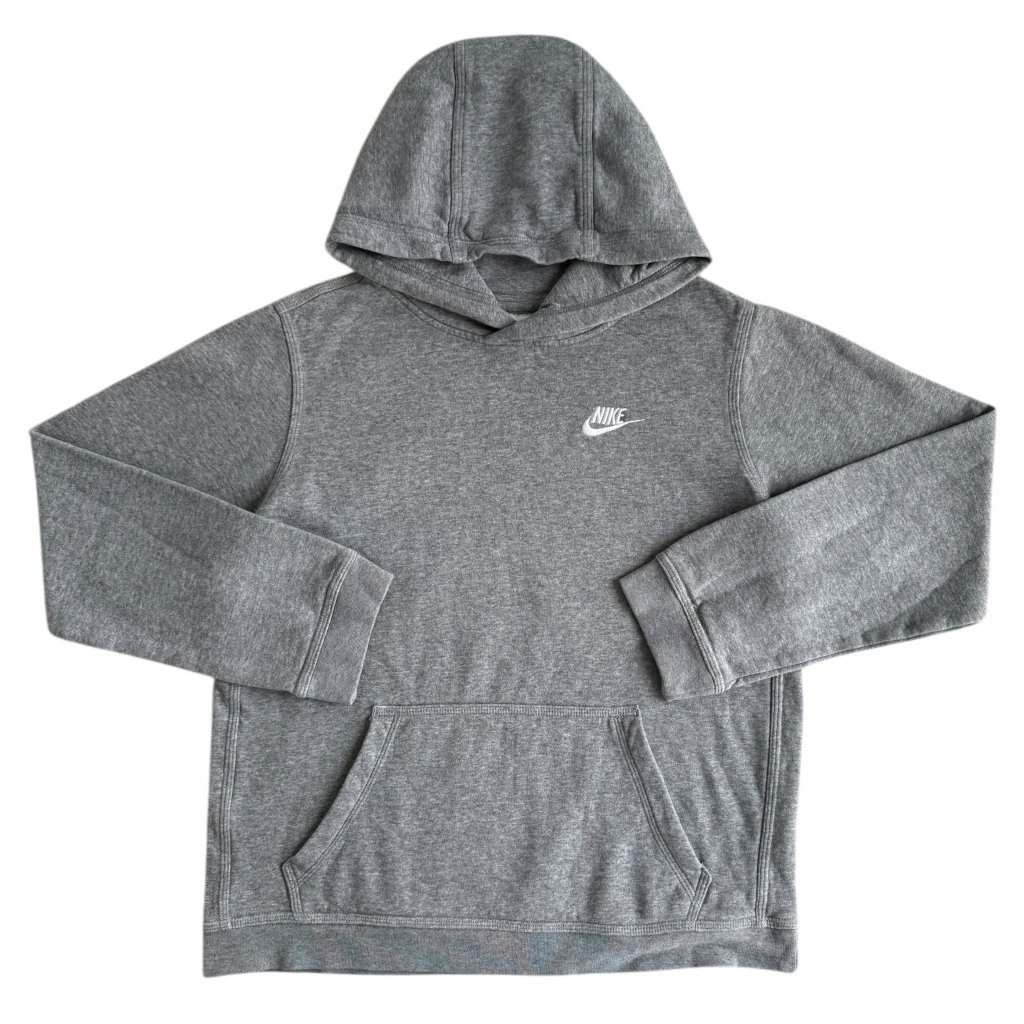 nike hoodie mikina šedá 1