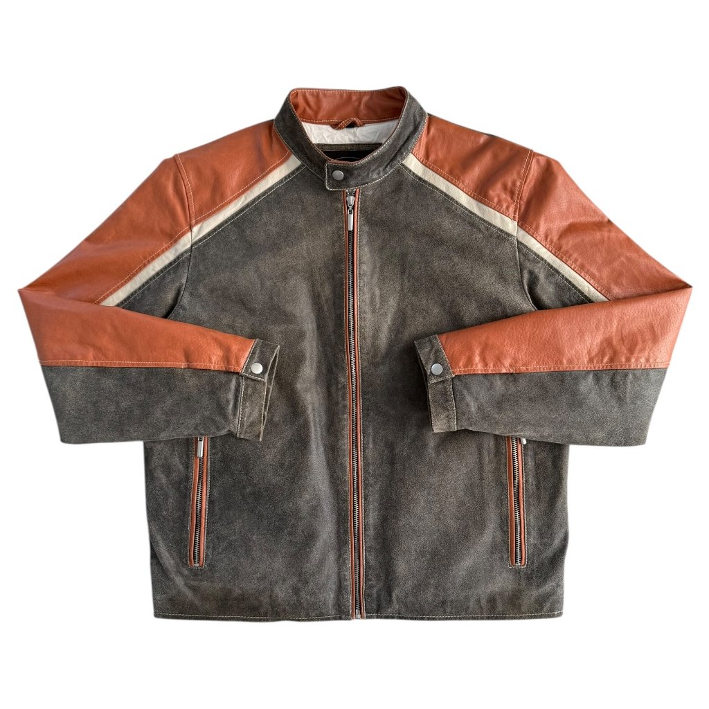 JC vintage kožená bunda bomber 5