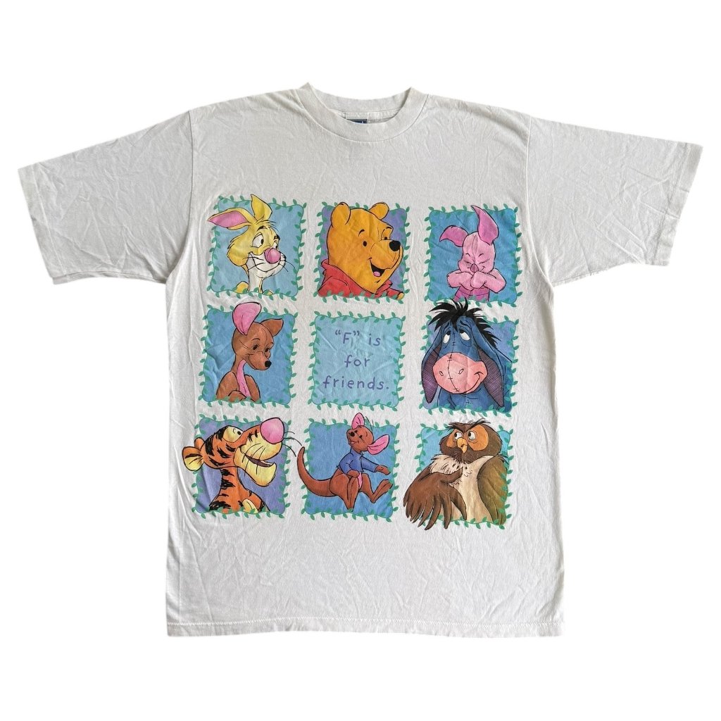 pooh vintage triko bílé 1