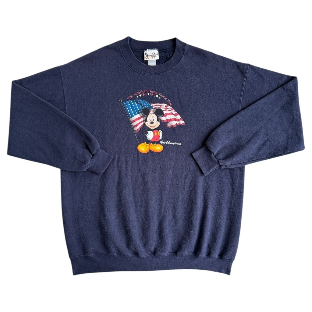 disney vintage crewneck mikina mickey usa 1